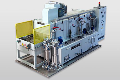 Recirculated positioned washing SAT LIN