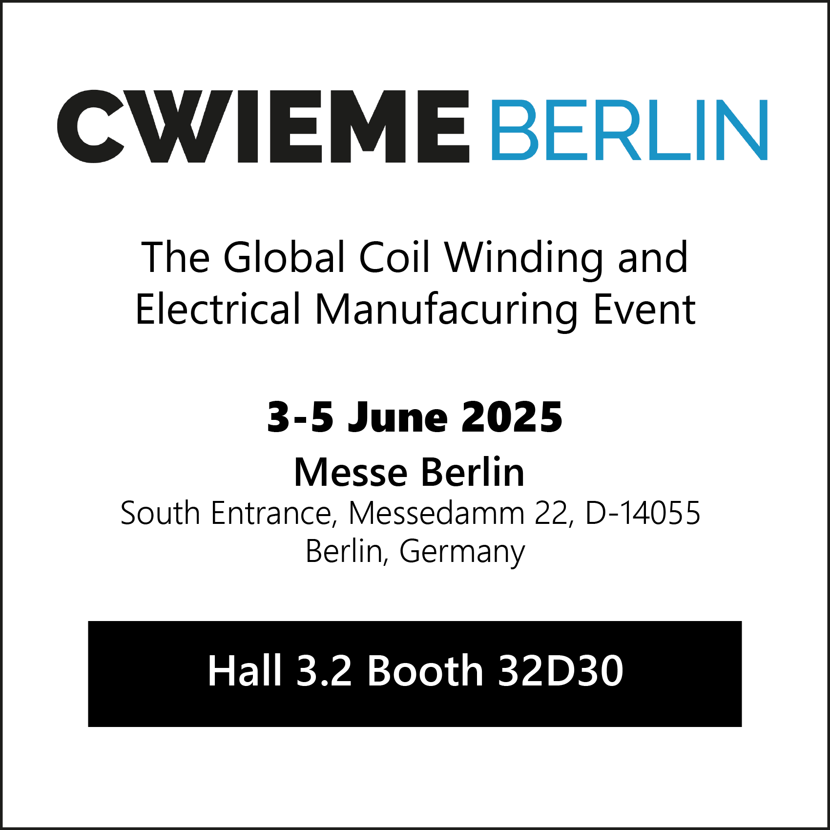 CWIEME BERLIN 2025