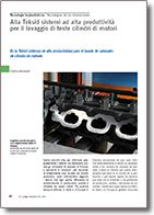 Copertina di Alla Teksid sistemi ad alta produttivit&agrave; per il lavaggio di teste cilindri di motori