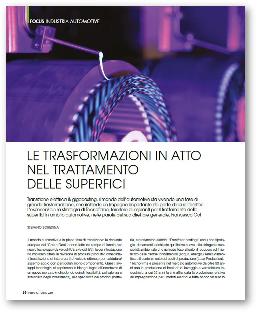 Copertina di Le trasformazioni in atto nel trattamento delle superfici