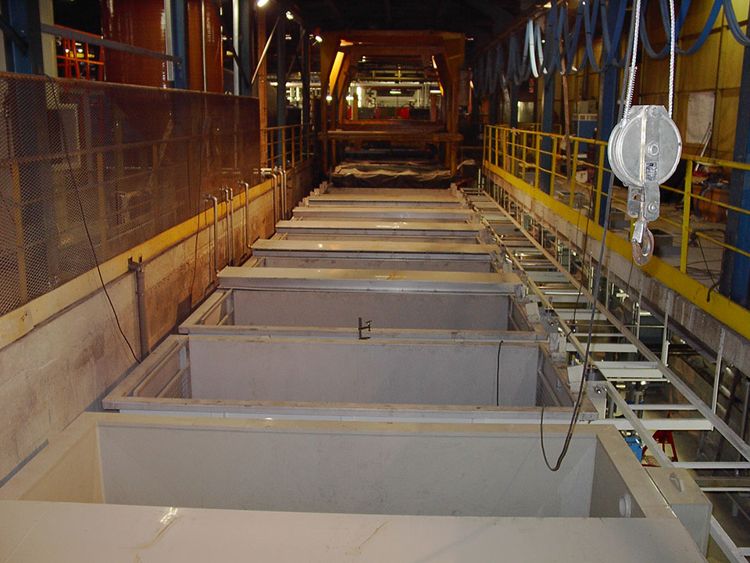 Electrophoresis coating machine tank-based
