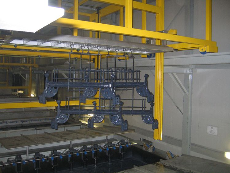 Electrophoresis coating machine tank-based