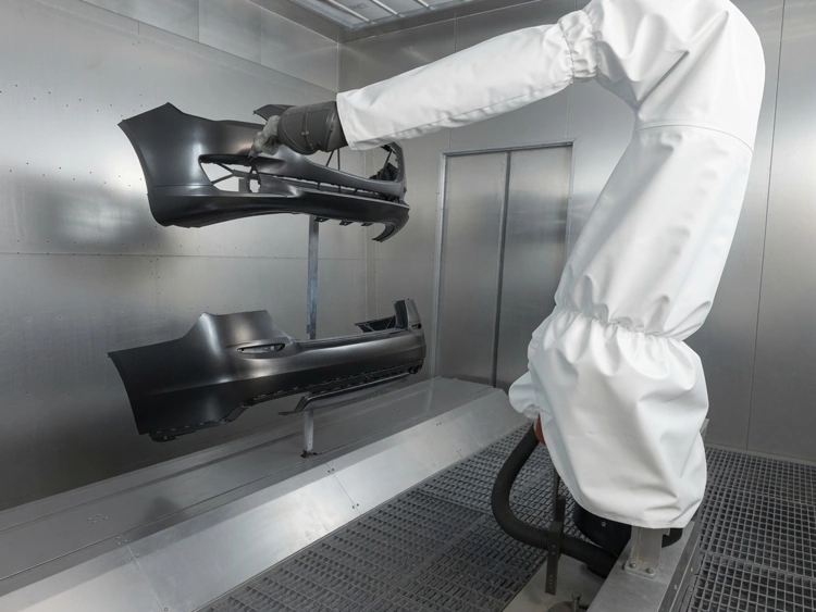 Coating plastic system
